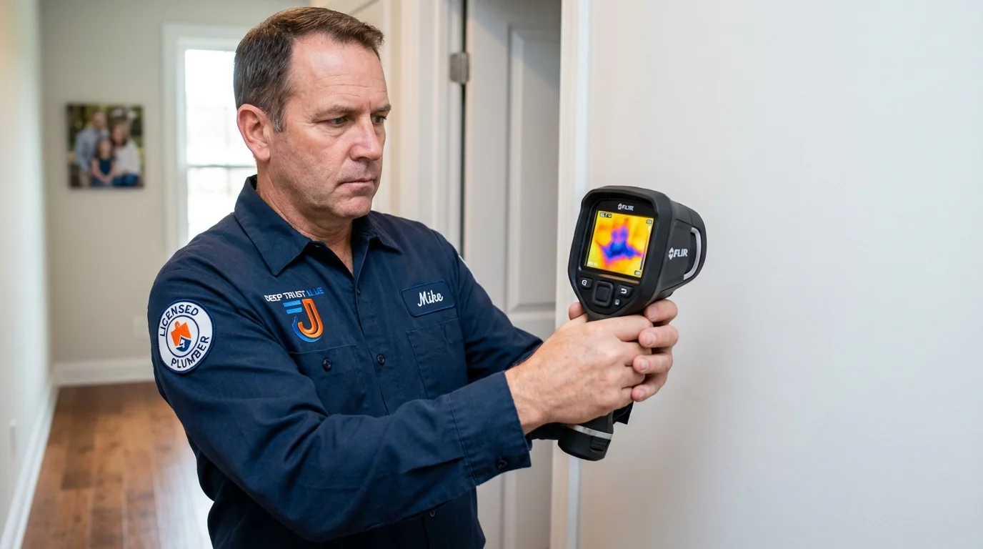 Thermal imaging leak detection by Johns Plumbing LLC in Flomaton